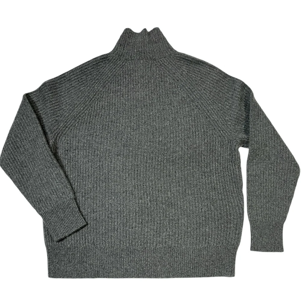 J. Crew Cashmere Ribbed Turtleneck Sweater